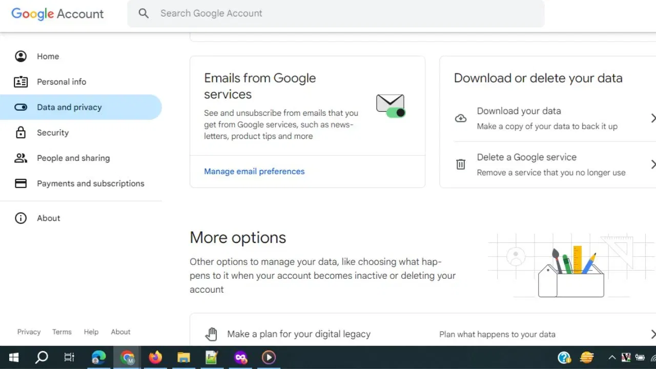 এতিয়া “CREATE A NEW EXPORT” অংশলৈ যাওক আৰু “Select data to include” চেক কৰক। ইয়াত আপুনি ডাউনলোড কৰিবলগীয়া ডাটা নিৰ্বাচন কৰিব পাৰে। এই তালিকাত “Google Photos” নিৰ্বাচন কৰক। ইয়াৰ পিছত next step ত ক্লিক কৰক।
