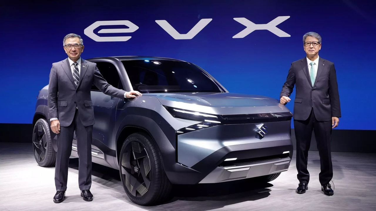 Maruti Suzuki eVX:মাৰুতি চুজুকিৰ প্ৰথমখন ইলেক্ট্ৰিক গাড়ী EVXও অহা বৰ্ষতে মুকলি কৰাৰ সম্ভাৱনা আছে। ইয়াৰ একক চাৰ্জ ৰেঞ্জ ৫৫০ কিলোমিটাৰ পৰ্যন্ত হ’ব পাৰে।