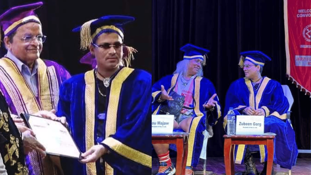 Zubeen garg: কণ্ঠশিল্পী জুবিন গাৰ্গলৈ USTM ৰ ডক্টৰেট ডিগ্ৰী! Zubeen garg: কণ্ঠশিল্পী জুবিন গাৰ্গলৈ USTM ৰ ডক্টৰেট ডিগ্ৰী!