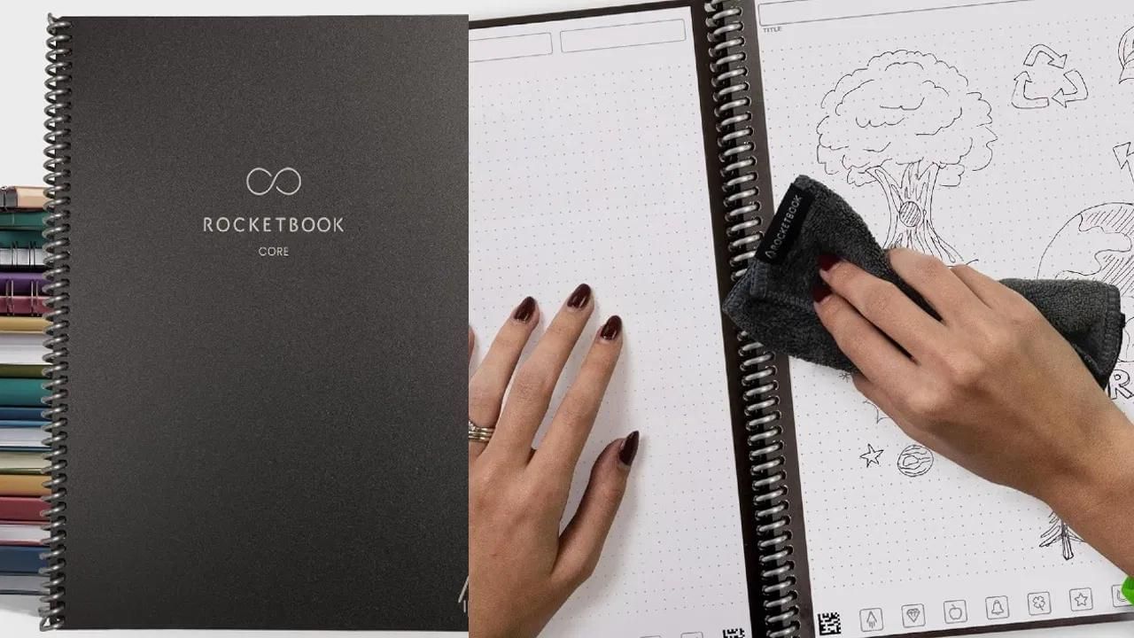 Rocketbook Smart Notebook: এই বহীখন আপুনি দিব বিচৰা উপহাৰৰ ভাল বিকল্প হ’ব পাৰে। ইয়াত আপুনি ৩৬ টা পৃষ্ঠা পাব, য’ত আপুনি যেতিয়াই বিচাৰে লিখিব আৰু মচিব পাৰিব । এই স্মাৰ্ট নোটবুকৰ পৃষ্ঠাবোৰ বাৰে বাৰে ব্যৱহাৰ কৰিব পাৰি। ৩৬ শতাংশ ৰেহাইৰ সৈতে মাত্ৰ ৫,০২১ টকাত আমাজনৰ পৰা ক্ৰয় কৰিব পাৰিব।