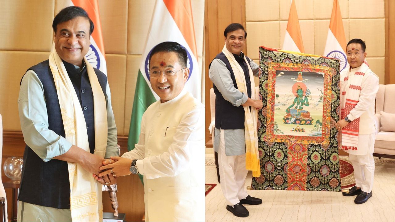 উত্তৰ-পূবৰ প্ৰগতিৰ বিষয়ত আলোচনা ! গুৱাহাটীত মুখ্যমন্ত্ৰী হিমন্ত বিশ্ব শৰ্মাক সাক্ষাৎ ছিকিমৰ মুখ্যমন্ত্ৰীৰ উত্তৰ-পূবৰ প্ৰগতিৰ বিষয়ত আলোচনা ! গুৱাহাটীত মুখ্যমন্ত্ৰী হিমন্ত বিশ্ব শৰ্মাক সাক্ষাৎ ছিকিমৰ মুখ্যমন্ত্ৰীৰ
