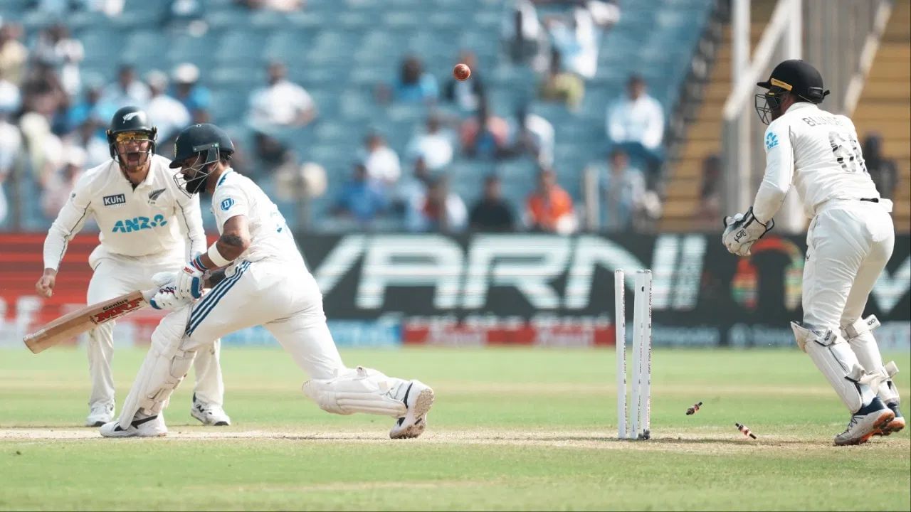 বৃ্হৎ অগ্ৰগতিৰ দিশে নিউজিলেণ্ডঃ পুনে টেষ্টতো পৰাজয়ৰ শংকাত ভুগিছে ভাৰতে বৃ্হৎ অগ্ৰগতিৰ দিশে নিউজিলেণ্ডঃ পুনে টেষ্টতো পৰাজয়ৰ শংকাত ভুগিছে ভাৰতে
