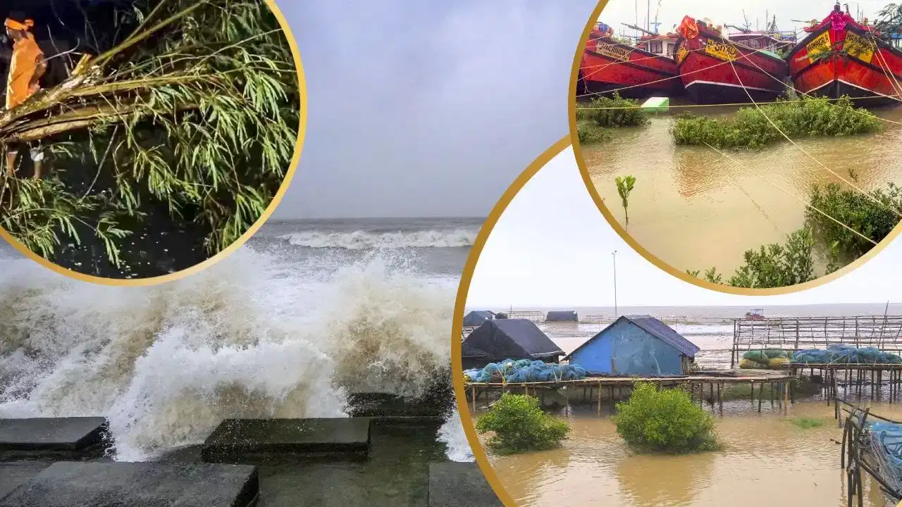 Cyclone Dana: ১২০ কিলোমিটাৰ গতিবেগ, প্ৰচণ্ড বৰষুণ, উভালি পৰিছে গছ... বিধ্বংসী ৰূপ ধাৰণ কৰিছে ডানাই