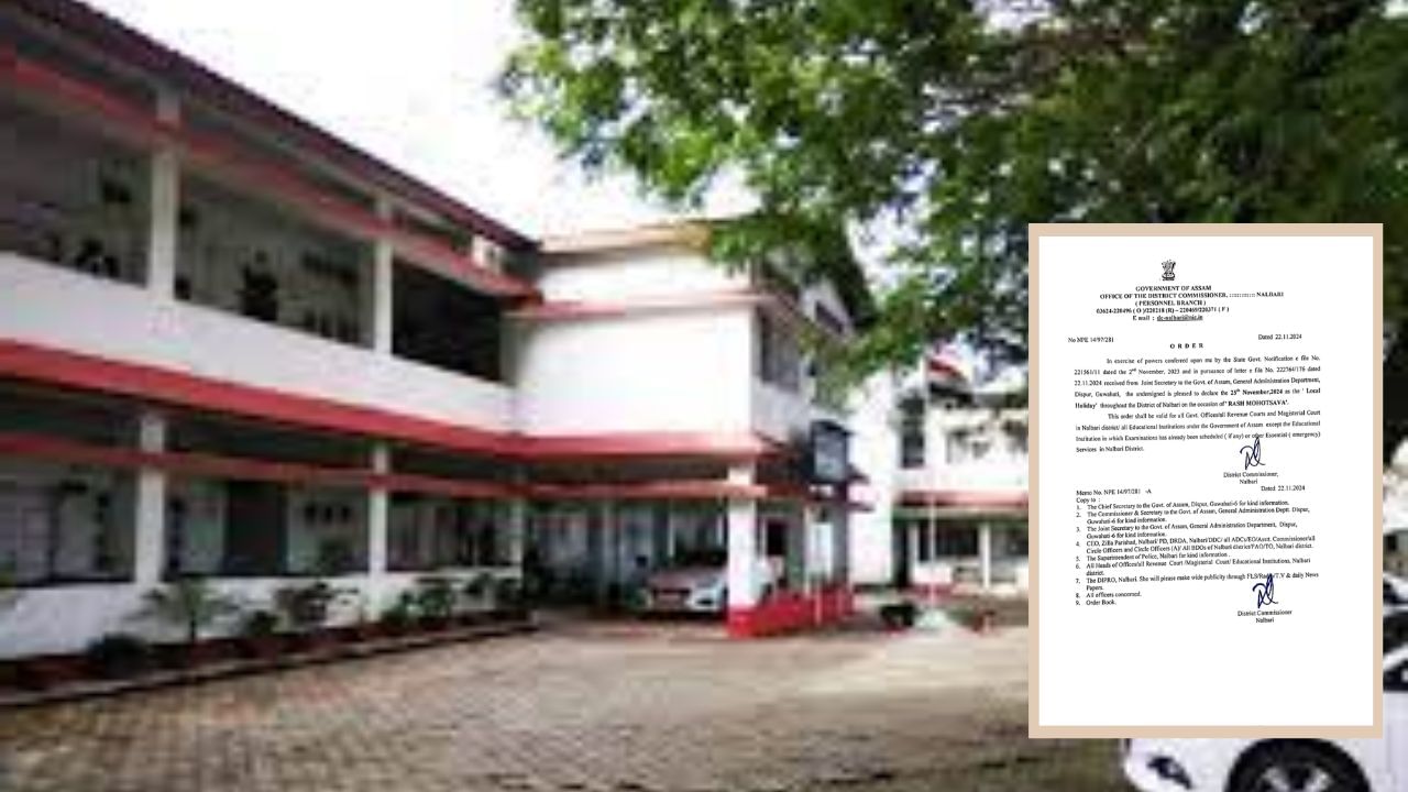 অৱশ্যে ইতিপূৰ্বেই কোনো পৰীক্ষাৰ বাবে সূচী নিৰ্ধাৰণ কৰা শিক্ষানুষ্ঠান আৰু অন্যান্য অত্যাৱশ্যকীয় (জৰুৰীকালীন) সেৱাৰ ক্ষেত্ৰত এই সিদ্ধান্ত বাধ্যতামূলক নহয় বুলিও জাননীখনত লগতে উল্লেখ কৰা হৈছে।