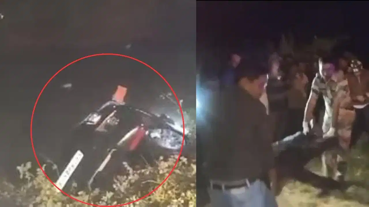 শিহৰণকাৰী! নিয়ন্ত্ৰণ হেৰুৱাই পুখুৰীত পৰিল স্কৰপিঅ বাহন, ৬গৰাকীকৈ যাত্ৰীৰ কৰুণ মৃত্যু শিহৰণকাৰী! নিয়ন্ত্ৰণ হেৰুৱাই পুখুৰীত পৰিল স্কৰপিঅ বাহন, ৬গৰাকীকৈ যাত্ৰীৰ কৰুণ মৃত্যু