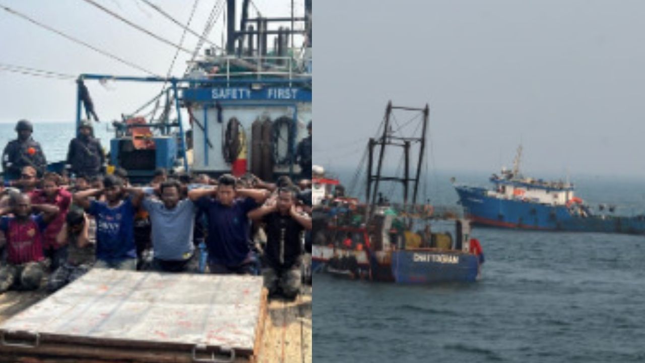 ৭৮ জন বাংলাদেশী মাছমৰীয়াক আটক ভাৰতীয় উপকূলৰক্ষী বাহিনীৰ ৭৮ জন বাংলাদেশী মাছমৰীয়াক আটক ভাৰতীয় উপকূলৰক্ষী বাহিনীৰ