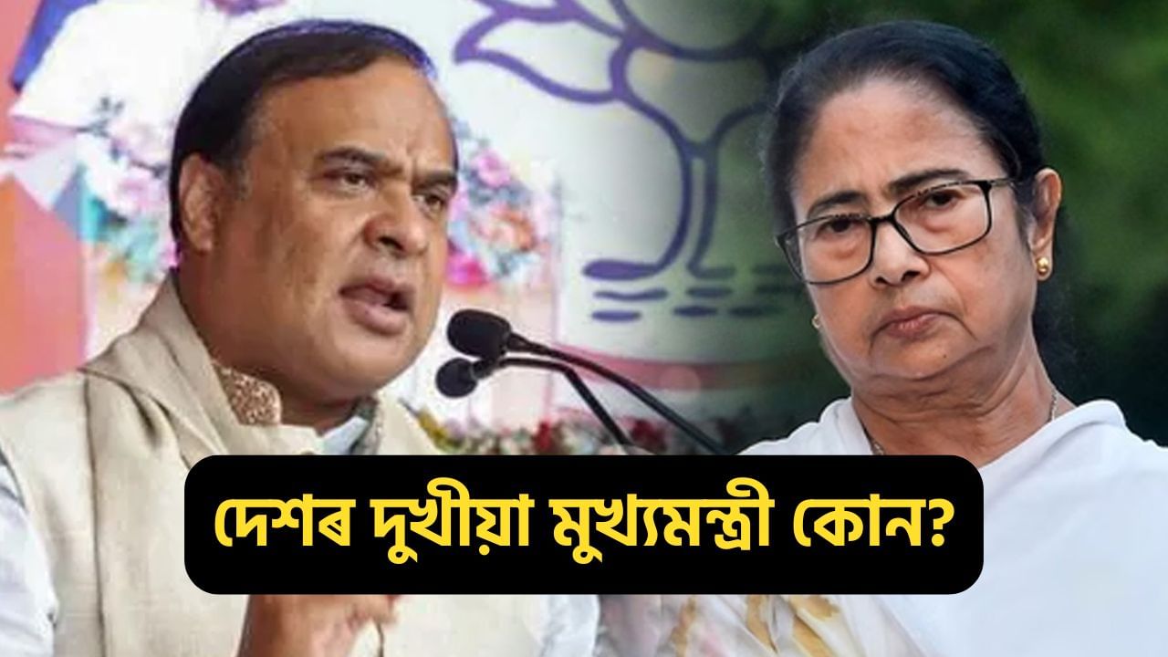 দেশৰ আটাইতকৈ দুখীয়া মুখ্যমন্ত্ৰী মমতা বেনাৰ্জী, এডিআৰ তালিকাত কিমান নম্বৰত আছে অসমৰ মুখ্যমন্ত্ৰী হিমন্ত বিশ্ব শৰ্মাৰ নাম?