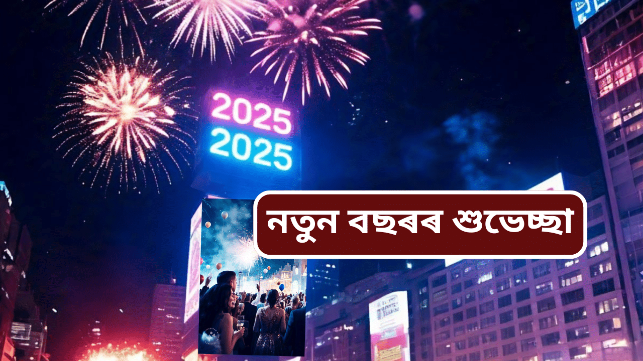 Happy new year 2025: আপোনজনলৈ এনেকৈ প্ৰেৰণ কৰক নৱবৰ্ষ ২০২৫ ৰ শুভকামনা...