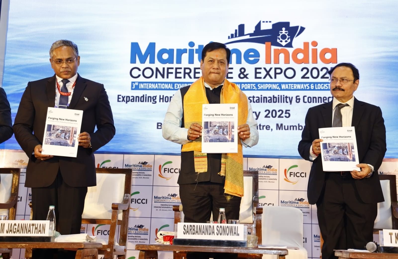 Union Minister Sarbananda Sonowal At Maritime India Conference & Expo 2025