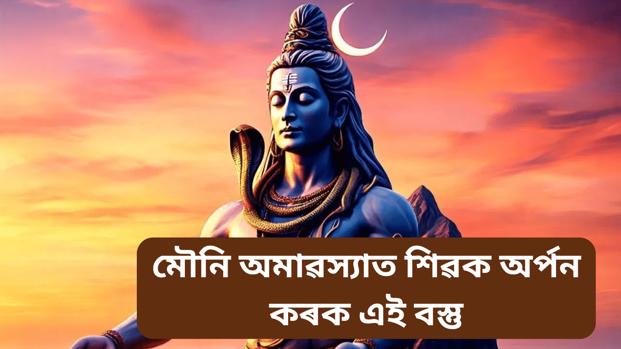 মৌনি অমাৱস্যাৰ দিনা শিৱক এইসমূহ সামগ্ৰী অৰ্পন কৰিলে হয় ধনৰ শ্ৰীবৃদ্ধি...