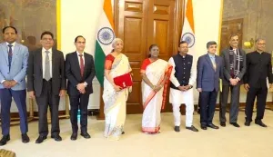 Nirmla Sitaraman With President