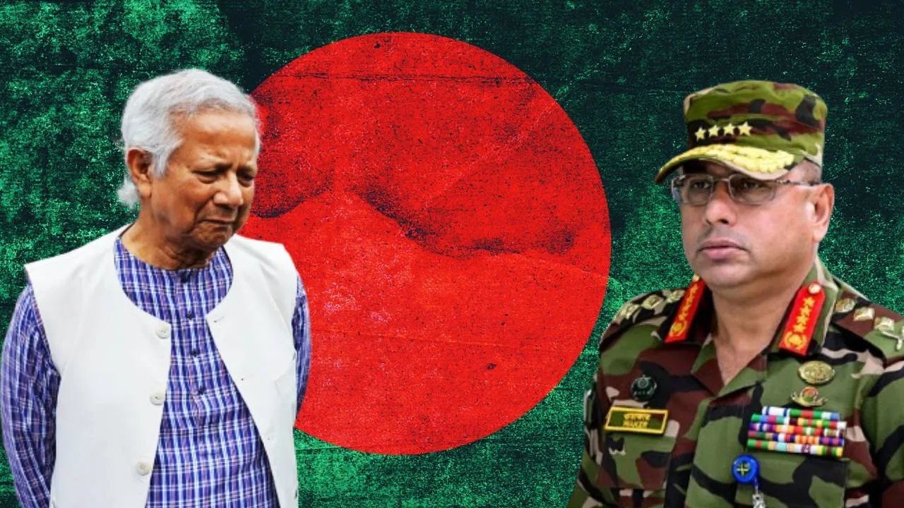 সামৰিক শাসনৰ দিশে আগবাঢ়িছে নেকি বাংলাদেশ ? ৰাজনীতিত হস্তক্ষেপ নকৰিবলৈ সামৰিক বাহিনীলৈ কঠোৰ বাৰ্তা ইউনুছ চৰকাৰৰ সামৰিক শাসনৰ দিশে আগবাঢ়িছে নেকি বাংলাদেশ ? ৰাজনীতিত হস্তক্ষেপ নকৰিবলৈ সামৰিক বাহিনীলৈ কঠোৰ বাৰ্তা ইউনুছ চৰকাৰৰ
