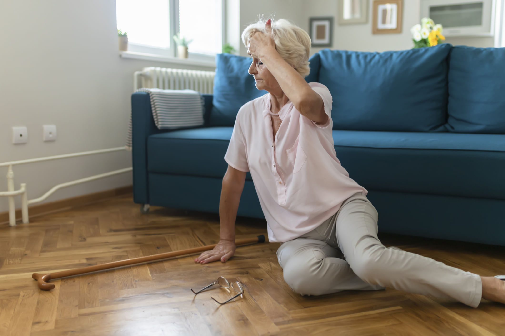 Senior Woman Falling