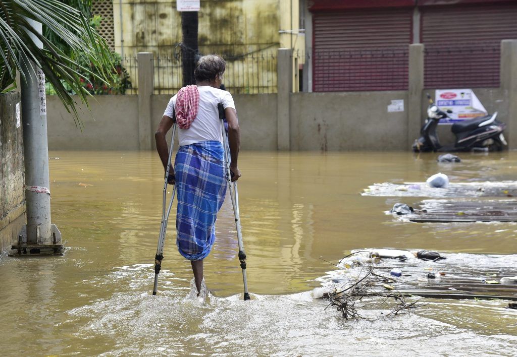 Weather: Waterlogging After Rain In Guwahati