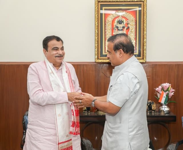 Himanta Biswa Sarma Nitin Gadkari