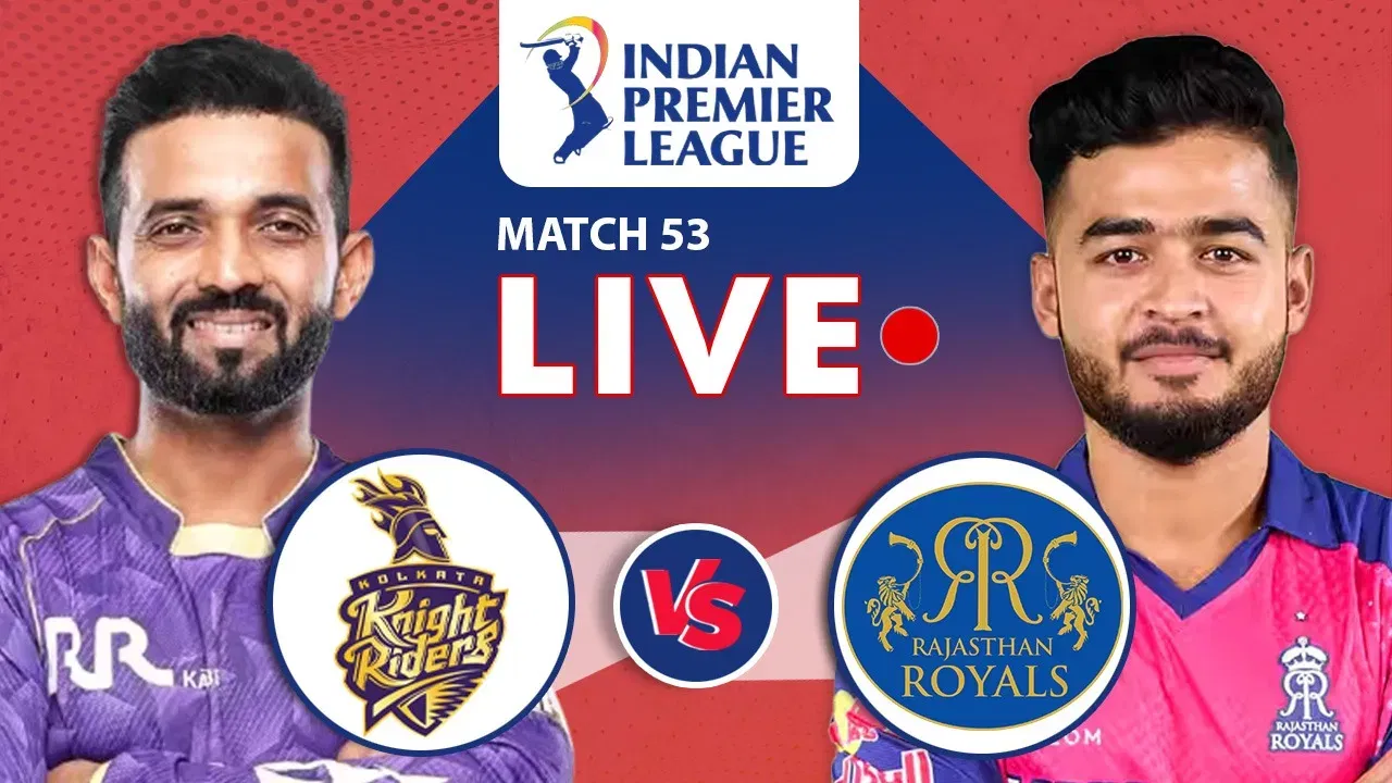KKR vs RR IPL live updates: ১ ৰানত জয়লাভ KKR ৰ, ৰাজস্থানে কৰিলে ২০৫ ৰান…