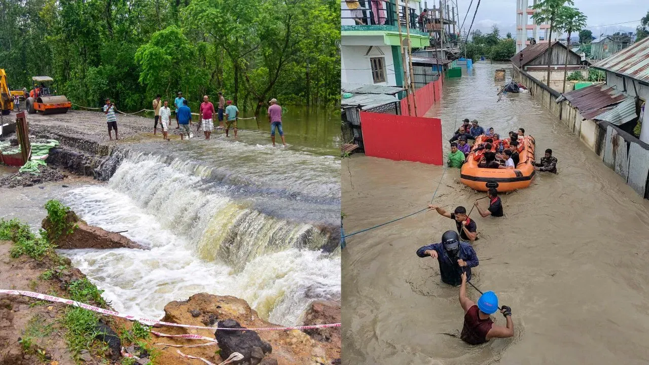 Heavy Rain: বৰষুণৰ ফলত উত্তৰ পূৰ্বাঞ্চলত ভয়ংকৰ পৰিস্থিতি, ভূমিস্খলন আৰু বানত ২ দিনত ৩০ জন লোকৰ মৃত্যু Heavy Rain: বৰষুণৰ ফলত উত্তৰ পূৰ্বাঞ্চলত ভয়ংকৰ পৰিস্থিতি, ভূমিস্খলন আৰু বানত ২ দিনত ৩০ জন লোকৰ মৃত্যু