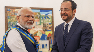 প্ৰধানমন্ত্ৰী নৰেন্দ্ৰ মোদীক চাইপ্ৰাছৰ সৰ্বোচ্চ সন্মান ‘গ্ৰেণ্ড অফ দ্যা অৰ্ডাৰ অফ মাকাৰিছি তৃতীয়’ৰে সন্মানিত…