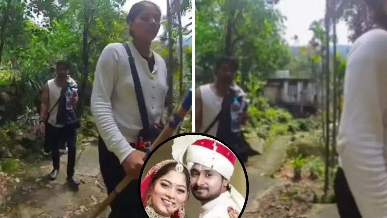বগা টি-চাৰ্ট, আগে আগে সোণম, পিছে পিছে ৰাজা...পৰ্যটকৰ কেমেৰাত বন্দী হত্যাকাণ্ডৰ পূৰ্বৰ ভিডিঅ’
