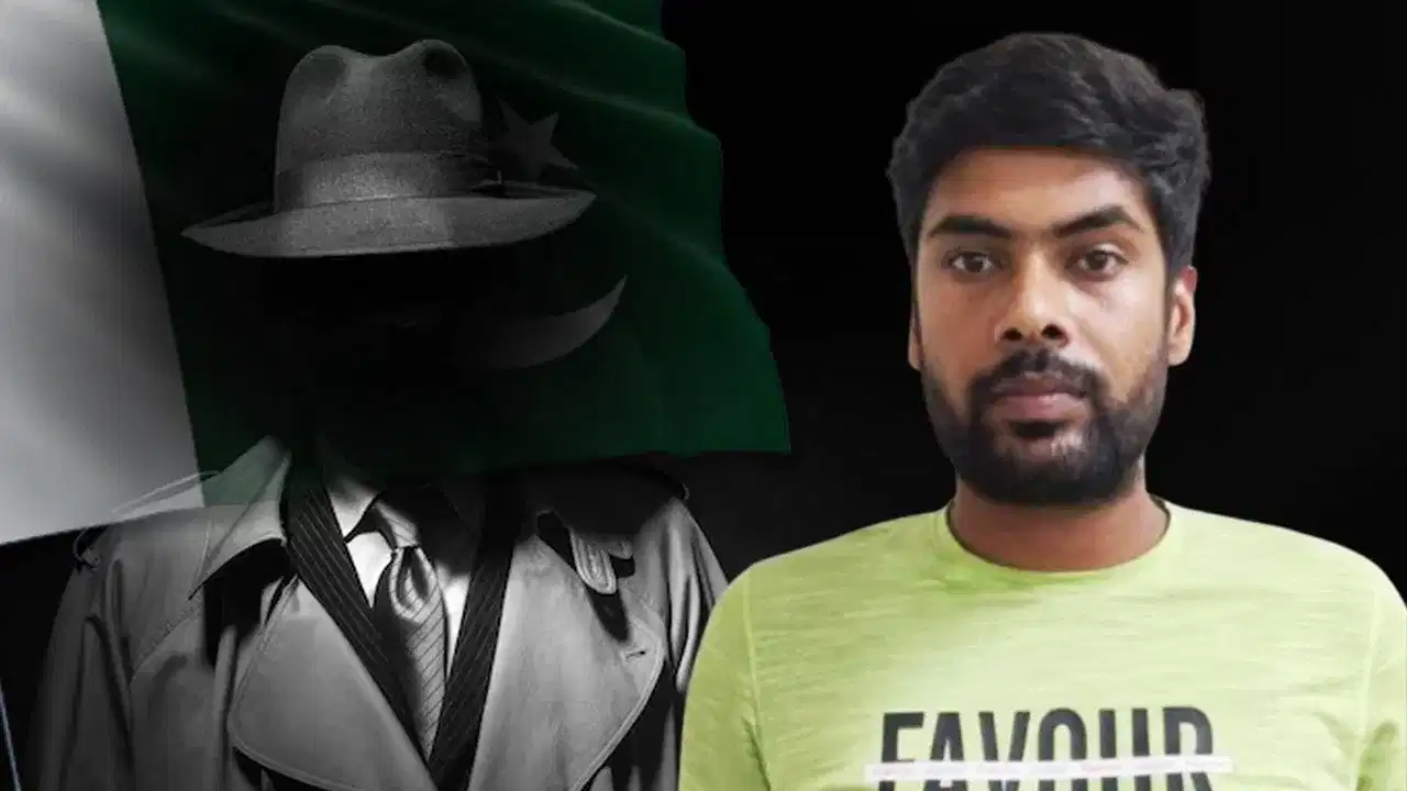 মাত্ৰ ৫০,০০০ টকা! পাকিস্তানৰ হৈ চোৰাংচোৱাগিৰি কৰা নৌ সেনাৰ কৰ্মচাৰী গ্ৰেপ্তাৰ... মাত্ৰ ৫০,০০০ টকা! পাকিস্তানৰ হৈ চোৰাংচোৱাগিৰি কৰা নৌ সেনাৰ কৰ্মচাৰী গ্ৰেপ্তাৰ...