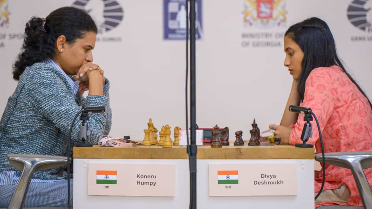 ক্ৰীড়া বিশ্বত পুনৰ উজলিল ভাৰতঃ দিব্যা দেশমুখে জিনিলে মহিলা দবা বিশ্বকাপৰ খিতাপ ক্ৰীড়া বিশ্বত পুনৰ উজলিল ভাৰতঃ দিব্যা দেশমুখে জিনিলে মহিলা দবা বিশ্বকাপৰ খিতাপ