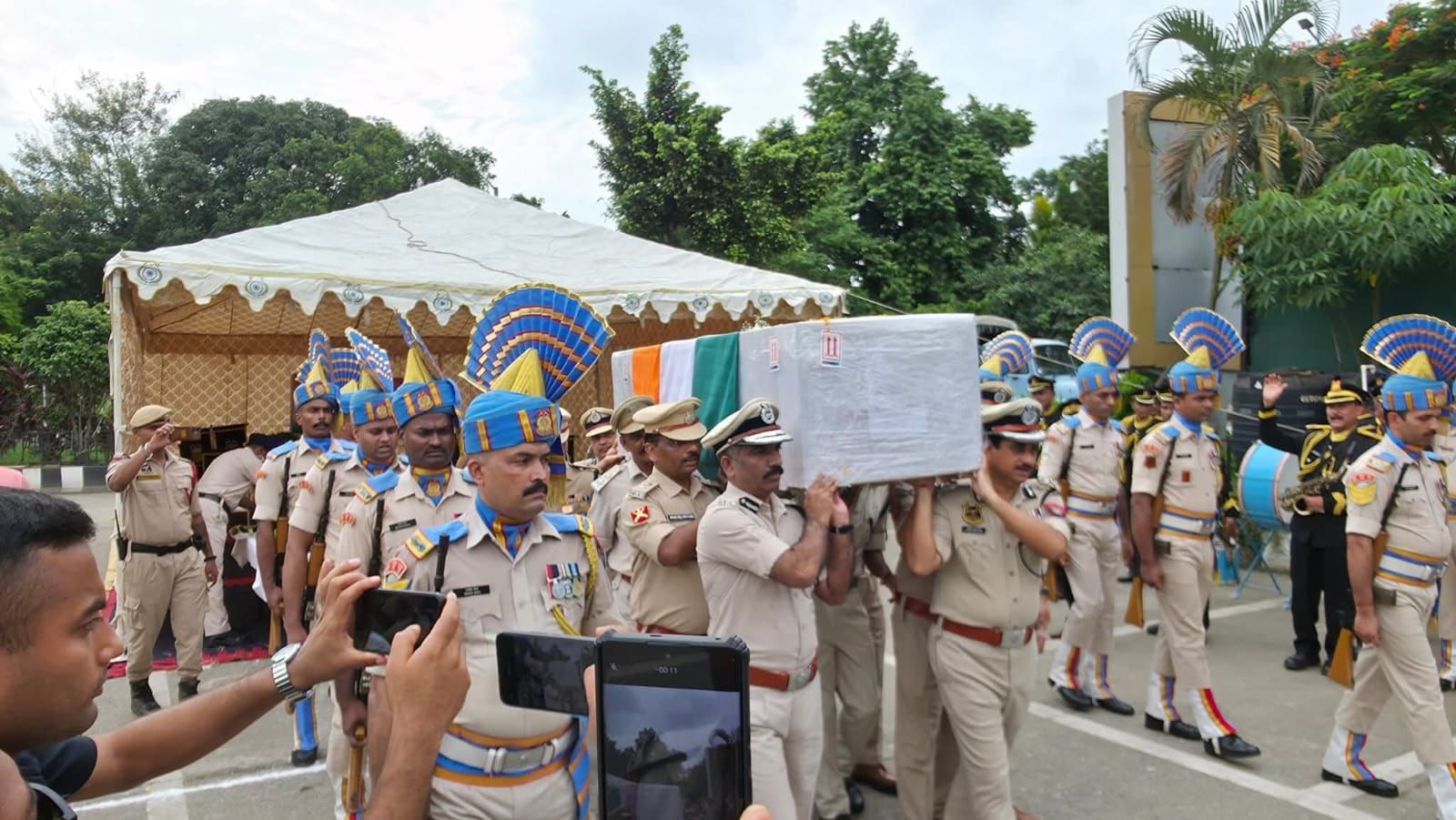 Last Tribute To Assam Crpf Jawan Praneswar Koch