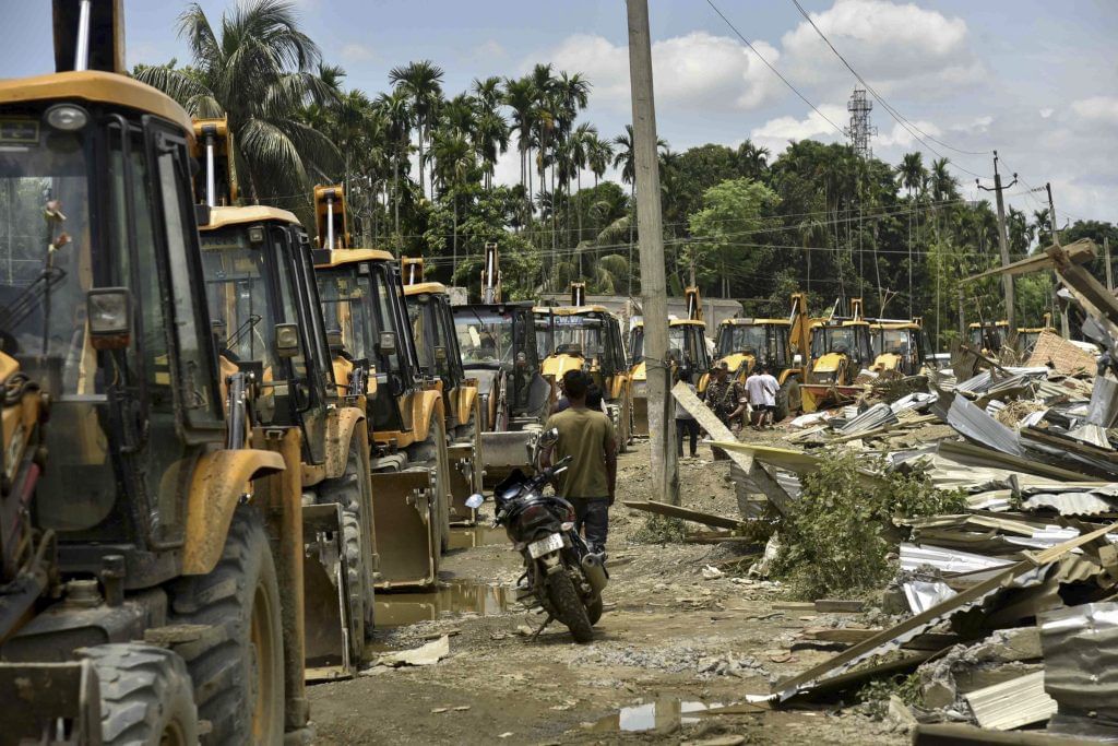 Anti Encroachment Drive In Assam