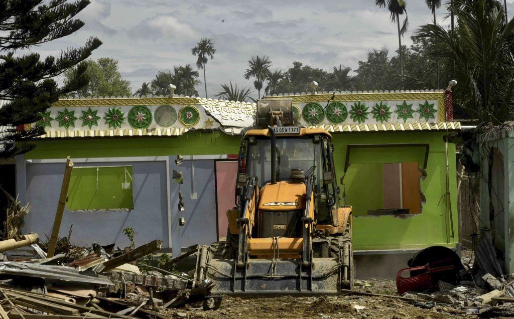 Anti Encroachment Drive In Assam