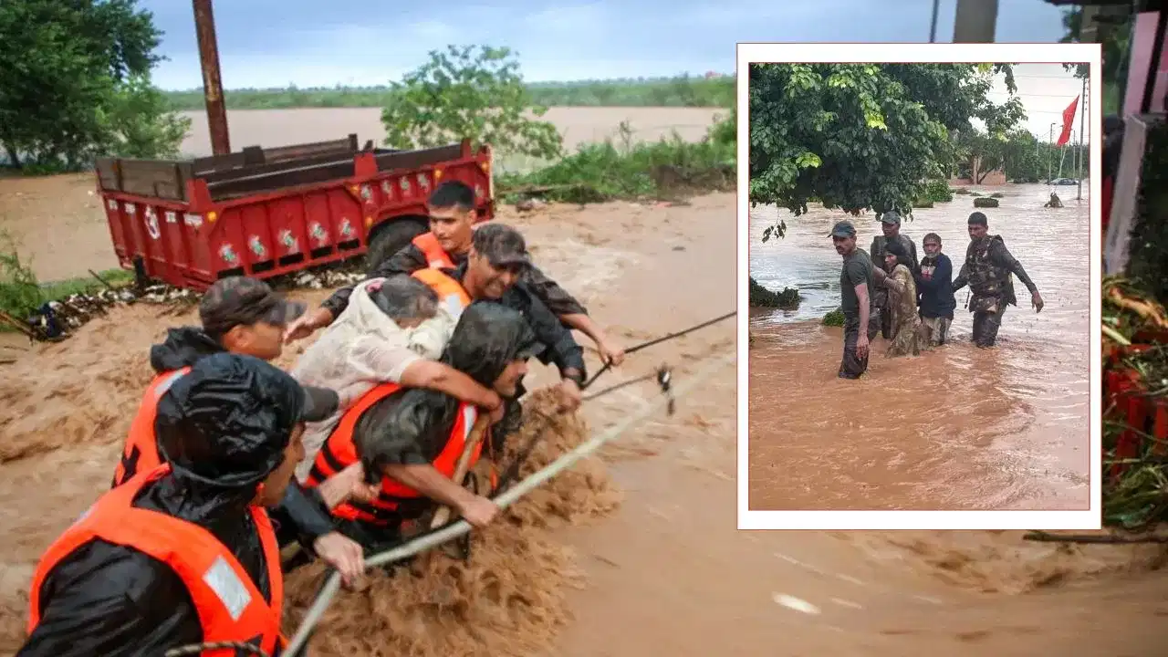 দেশত বান ,ভূমিস্খলনৰ বিধ্বংসী ৰূপ! ব্যাহত জনজীৱন, জম্মুত মৃত্যুৰ সংখ্যা ৪১ জনলৈ বৃদ্ধি...