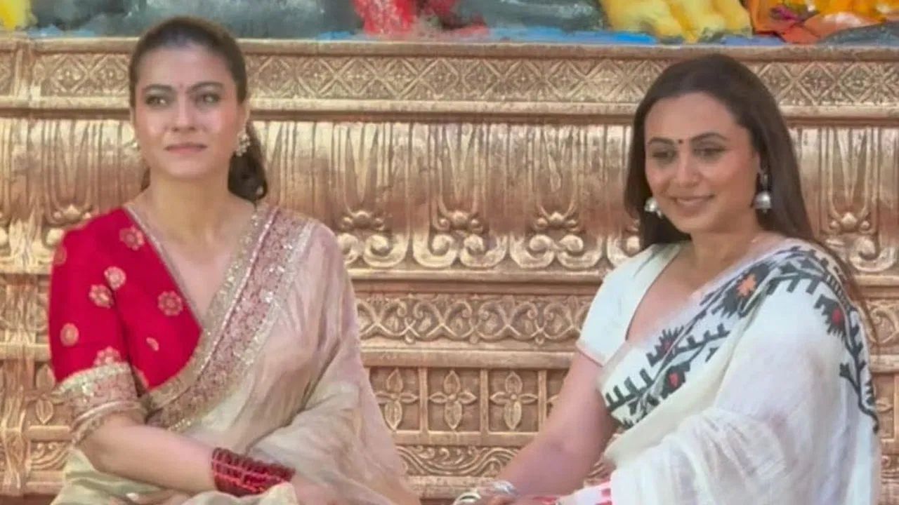 ৰাণী আৰু কাজল ঘৰত দুৰ্গা পূজা, সুকীয়া ৰূপত দেখা গ’ল ৰাণী-কাজলক…