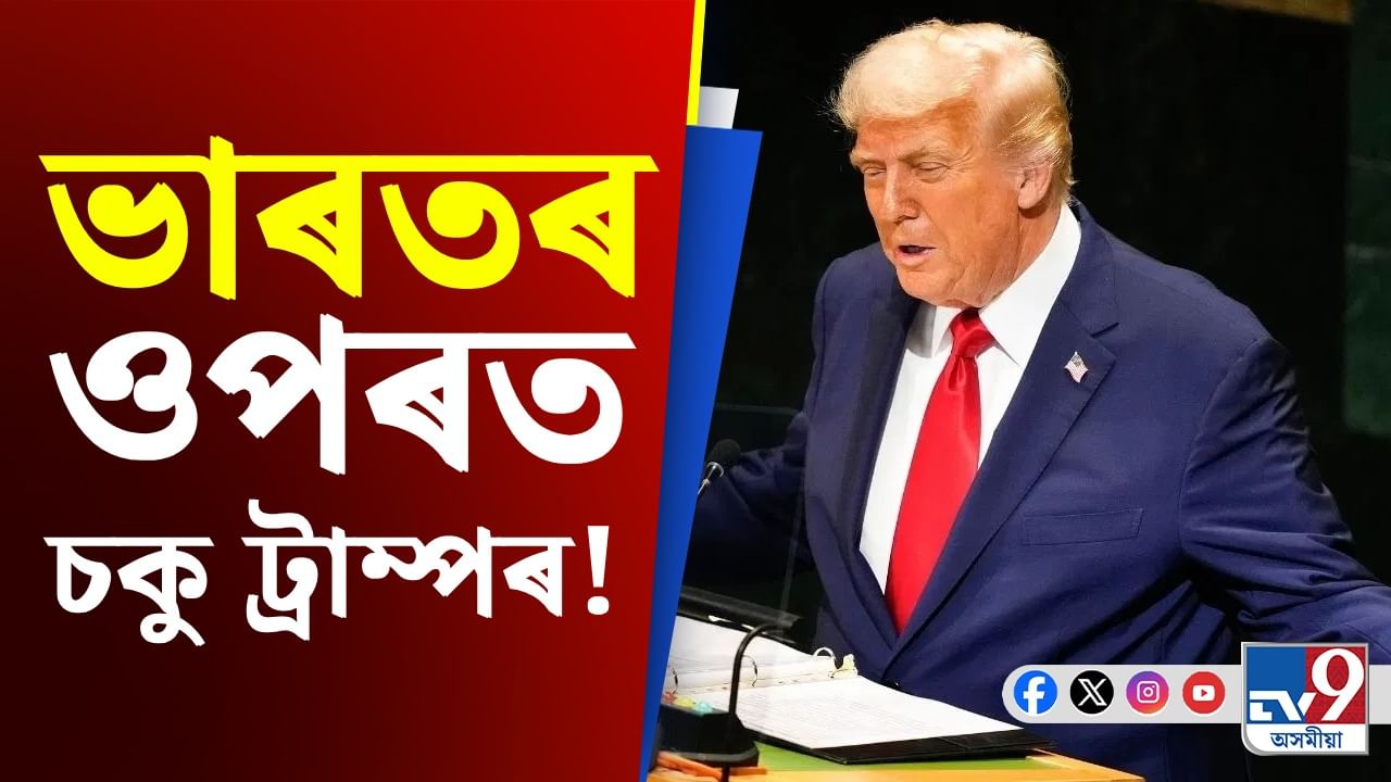 ঔষধৰ ওপৰত ১০০ শতাংশ শুল্ক ঘোষণা আমেৰিকাৰ ৰাষ্ট্ৰপতি ট্ৰাম্পৰ, চাপত ভাৰতীয় ঔষধ  কোম্পানী