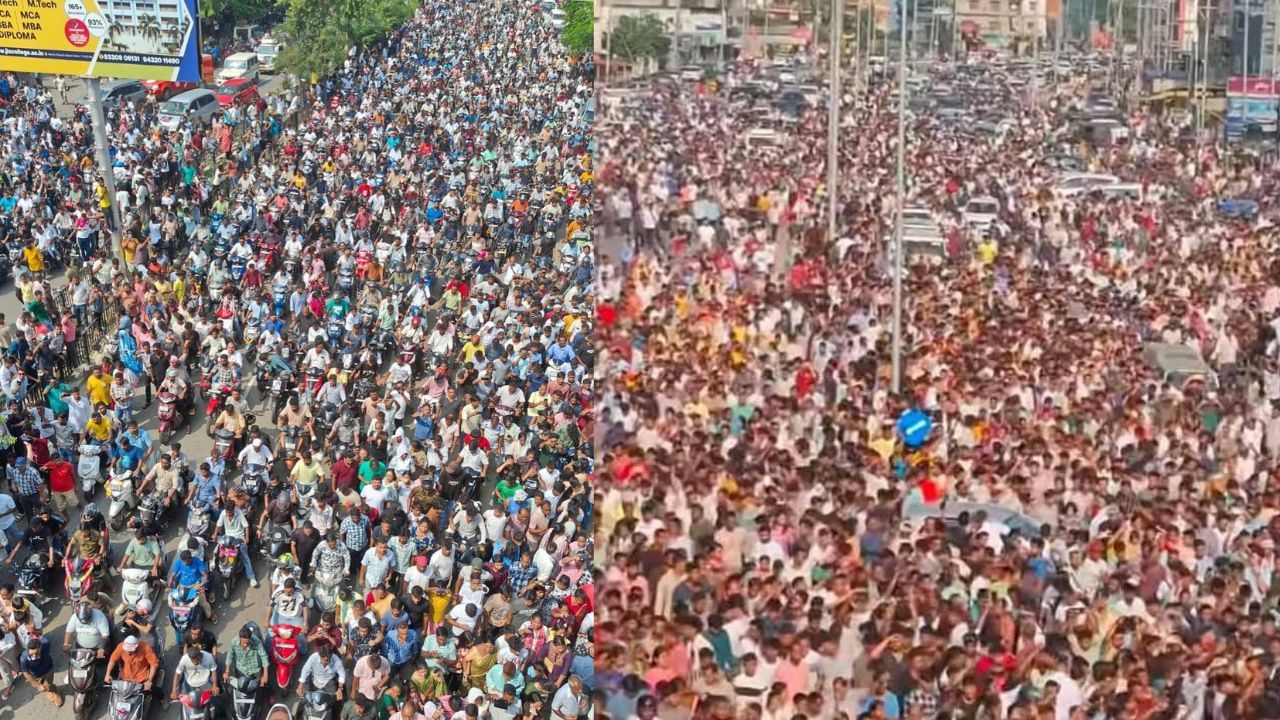 বৰঝাৰ বিমান বন্দৰৰ পৰা শেষ যাত্ৰাত প্ৰাণৰ শিল্পী জুবিন। লাখ লাখ অনুৰাগীৰ ভিৰ ফালি কাহিলীপাৰা বাসগৃহলৈ শেষ যাত্ৰা কৰিছে জুবিনে। লগত আছে তেখেতৰ মৰমৰ পত্নী গৰিমা শইকীয়া গাৰ্গ।