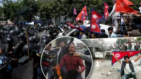 অগ্নিসংযোগৰ ২৪ ঘন্টাৰ পিছতো উমি উমি জ্বলি আছে নেপালত বিভিন্ন Mall অগ্নিসংযোগৰ ২৪ ঘন্টাৰ পিছতো উমি উমি জ্বলি আছে নেপালত বিভিন্ন Mall