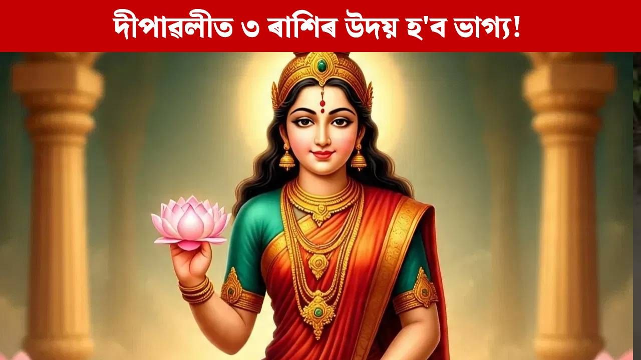৫০০ বছৰৰ পাছত দীপাৱলীত ডাঙৰ সংযোগ, এই ৩ ৰাশিয়ে লাভ কৰিব দেৱী লক্ষ্মীৰ আশীৰ্বাদ! ৫০০ বছৰৰ পাছত দীপাৱলীত ডাঙৰ সংযোগ, এই ৩ ৰাশিয়ে লাভ কৰিব দেৱী লক্ষ্মীৰ আশীৰ্বাদ!