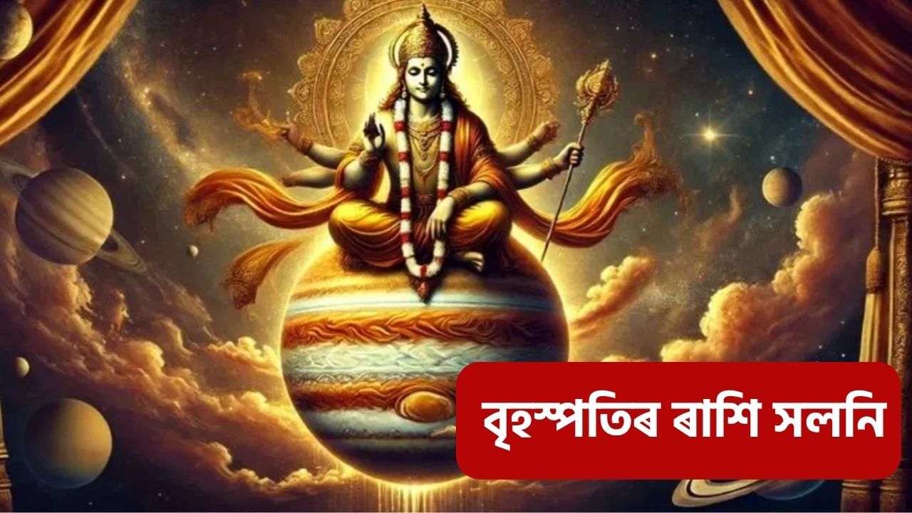 Guru Gochar 2025: ১৮ অক্টোবৰত ডাঙৰ পৰিৱৰ্তন, এই ২ ৰাশিয়ে পাব শুভ ফল! Guru Gochar 2025: ১৮ অক্টোবৰত ডাঙৰ পৰিৱৰ্তন, এই ২ ৰাশিয়ে পাব শুভ ফল!