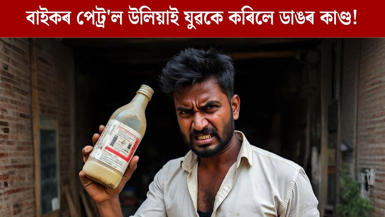 পাণবজাৰস্থিত পানী টেংকিত ভয়ংকৰ ঘটনা, বাইকৰ পেট্ৰ’ল উলিয়াই যুৱকে কৰিলে ডাঙৰ কাণ্ড…