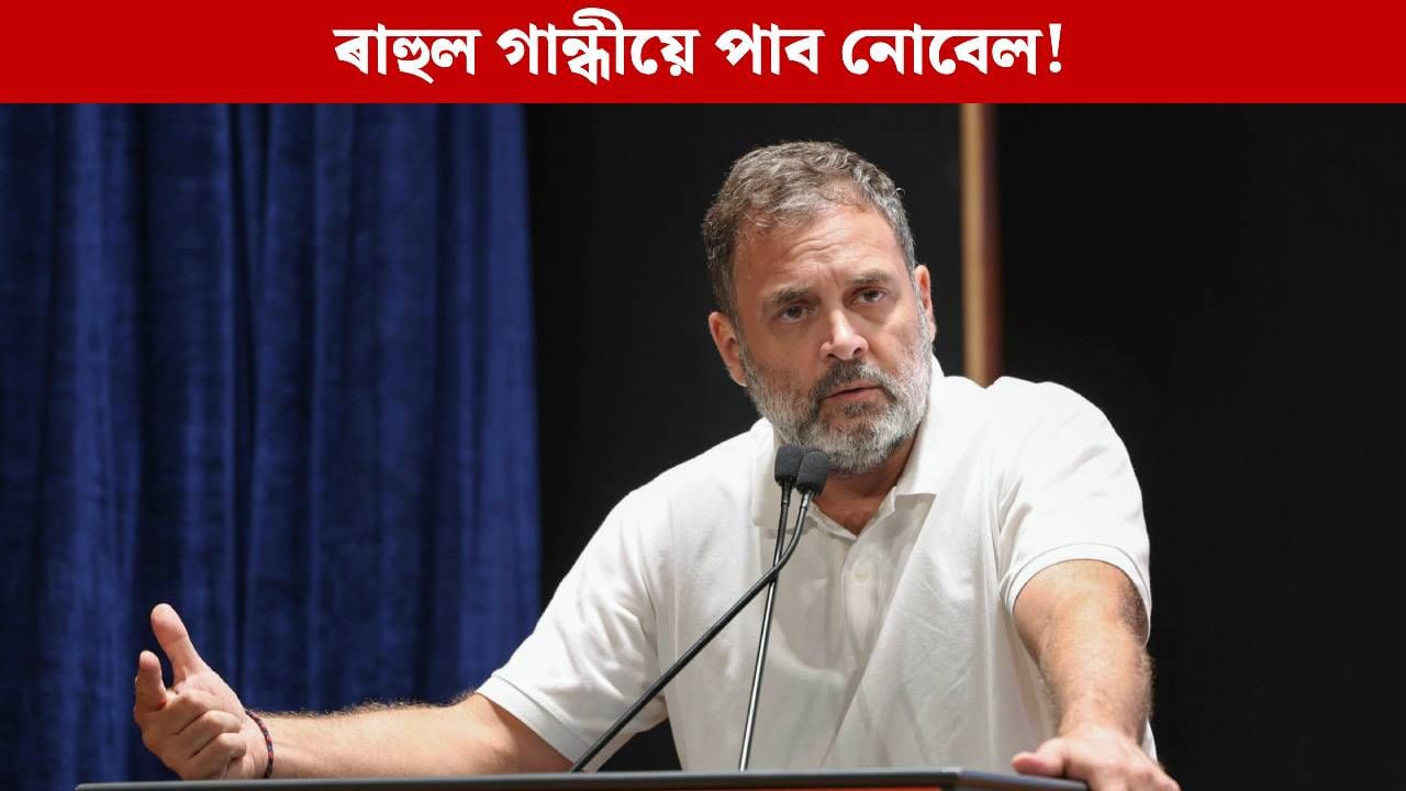 শান্তিৰ নোবেল জয়ী মাচাদোৰ সৈতে মিল, ৰাহুল গান্ধীয়েও পাব নোবেল! কোনে কৰিলে তুলনা? শান্তিৰ নোবেল জয়ী মাচাদোৰ সৈতে মিল, ৰাহুল গান্ধীয়েও পাব নোবেল! কোনে কৰিলে তুলনা?