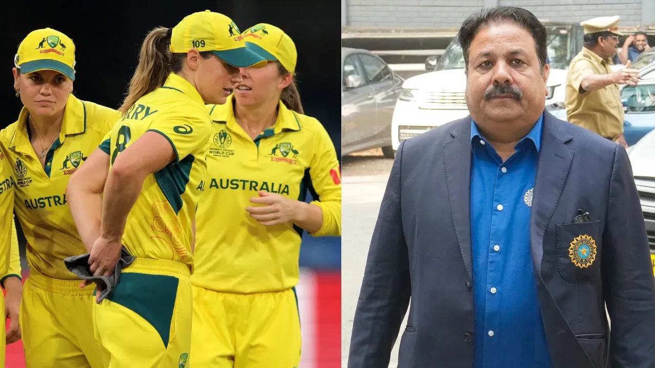 Bcci Vice President Rajeev Shukla And Aus Team