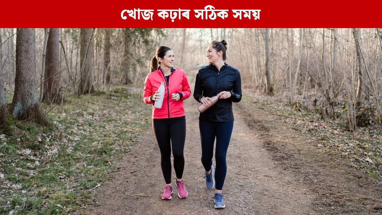 ওজন নিয়ন্ত্ৰণ কৰিবলৈ কেতিয়া খোজ কাঢ়িব লাগে ? ৰাতিপুৱা নে সন্ধিয়া… ওজন নিয়ন্ত্ৰণ কৰিবলৈ কেতিয়া খোজ কাঢ়িব লাগে ? ৰাতিপুৱা নে সন্ধিয়া…