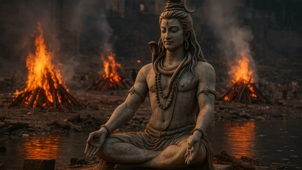 আপুনি হয়তো প্ৰায়ে শ্মশানত ভগৱান শিৱৰ মূৰ্তি লক্ষ্য কৰিছে। কিন্তু ইয়াৰ আঁৰৰ কাৰণ কি আছে জানেনে। বহুতে প্ৰশ্ন কৰে যে কিয় আন কোনো দেৱতাৰ সলনি কেৱল ভগৱান শিৱৰ মূৰ্তিহে কিয় স্থাপন কৰা হয়। কাৰণটো বুজি লওক।