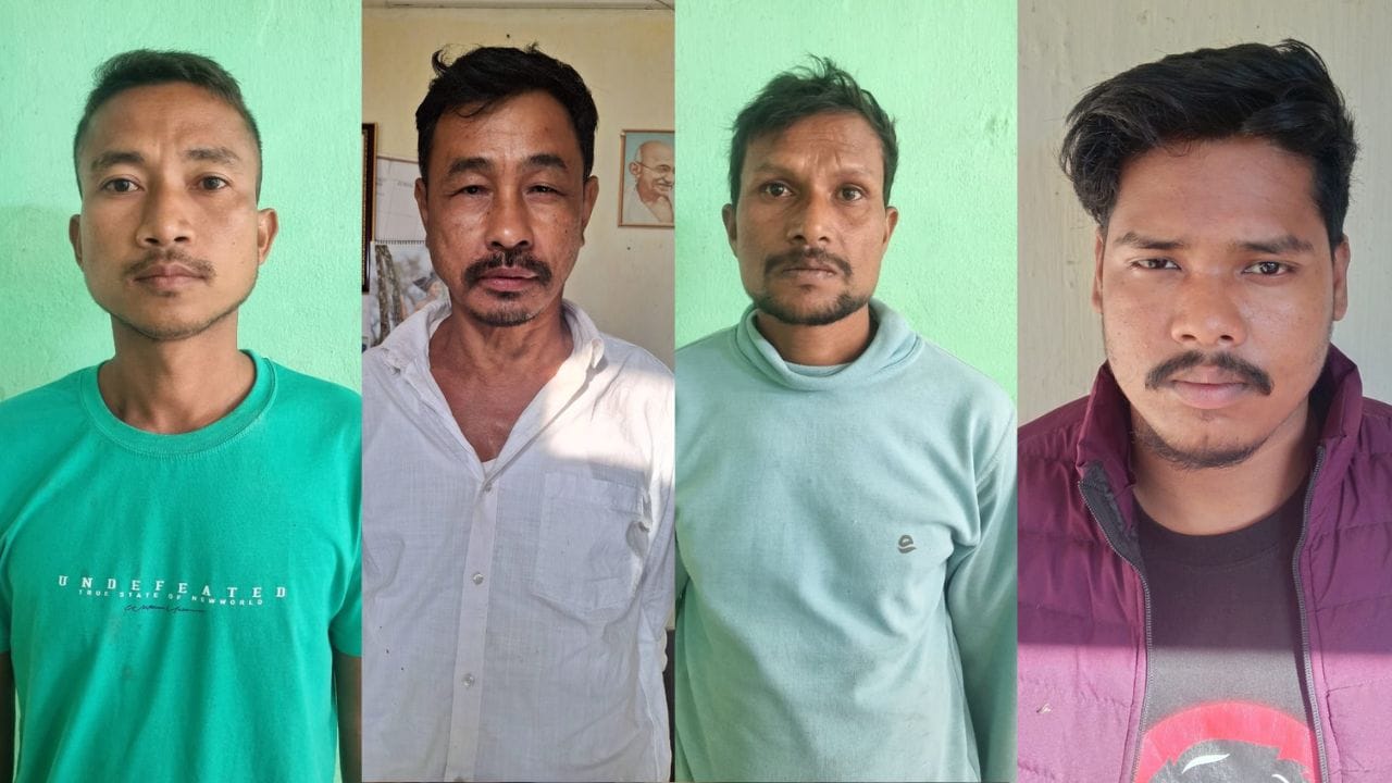 আলফা (স্বাধীন)ৰ ঘনিষ্ঠ সম্পৰ্ক থকাৰ অভিযোগত ৪ ব্যক্তিক আটক