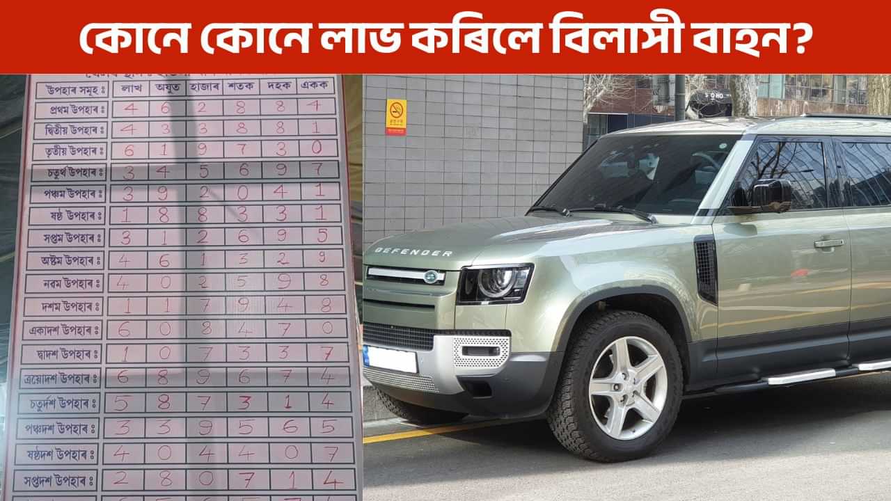 ১০০ টকাত উজলিল যুৱকৰ ভাগ্য, কোনে কোনে লাভ কৰিলে হাউলী ৰাসৰ ‘বৰঙণি পত্ৰ’ৰ বিলাসী বাহন?