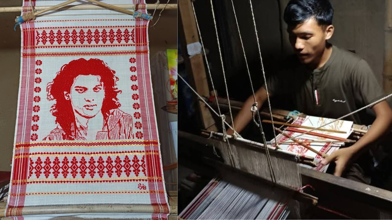 জুবিন গাৰ্গ নোহোৱা হোৱাৰ পিছত প্ৰাণৰ শিল্পী গৰাকীক গামোচাত বুটা বাছি হুবহু সৃষ্টি কৰিছে। এইদৰে বিজয়ে শিল্পীগৰাকীক দিছে শ্ৰদ্ধাঞ্জলি।