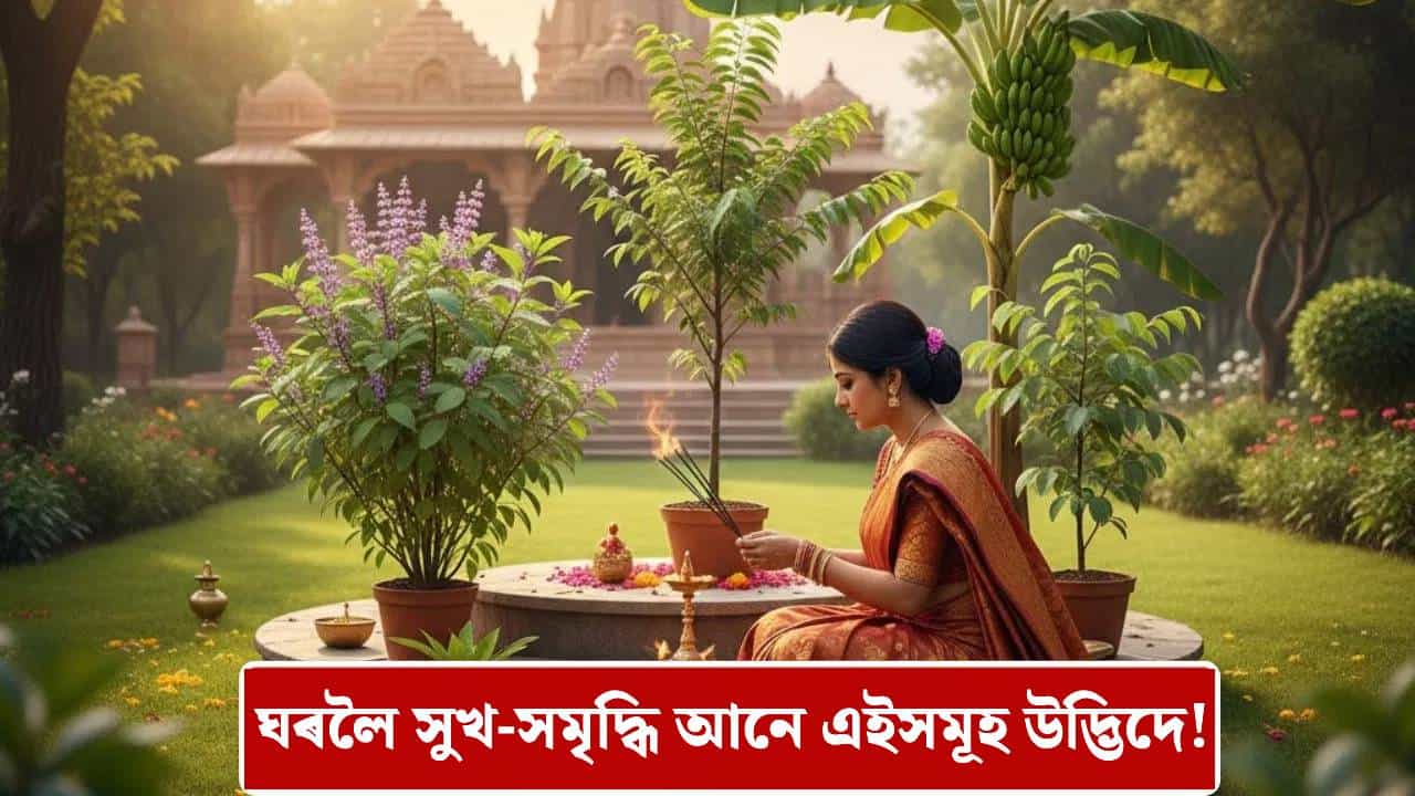 ঘৰত ৰোপণ কৰক এইসমূহ পবিত্ৰ উদ্ভিদ, মুকলি হব ভাগ্যৰ দুৱাৰ!
