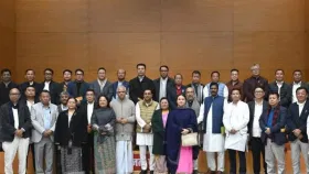 ২০২৩ চনৰ পিছত কুকি-মেইটেৰ বিজেপিৰ বিধায়কৰ বৈঠক