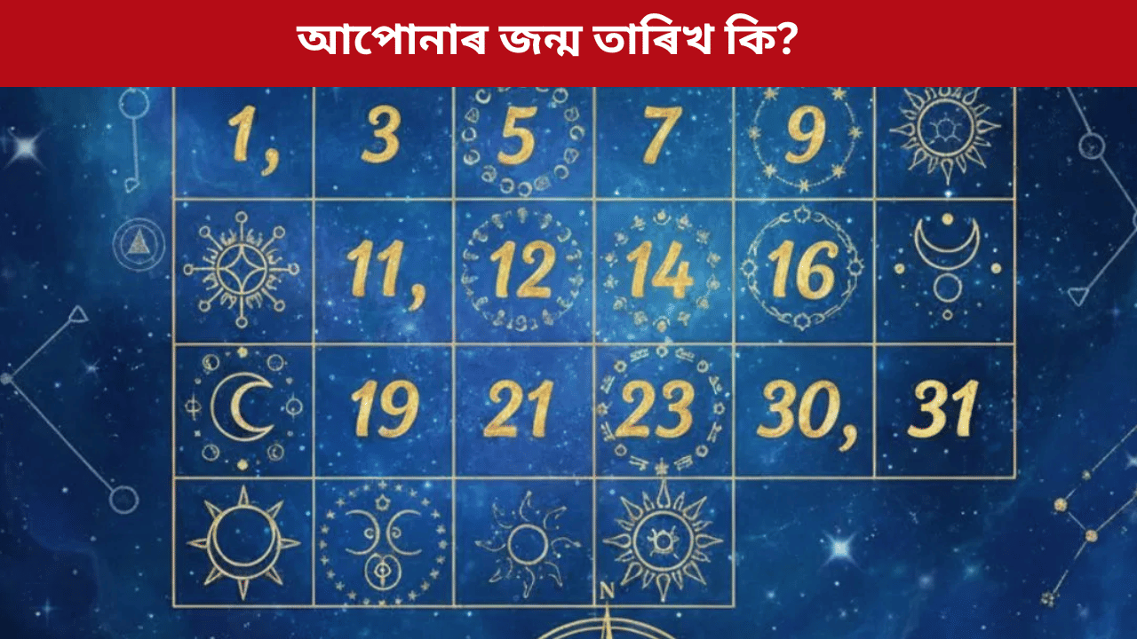 Numerology: এই তাৰিখত জন্ম লাভ কৰাসকল অত্যন্ত ভাগ্যশালী! সহজে হয় উন্নতি, জানক সকলো…