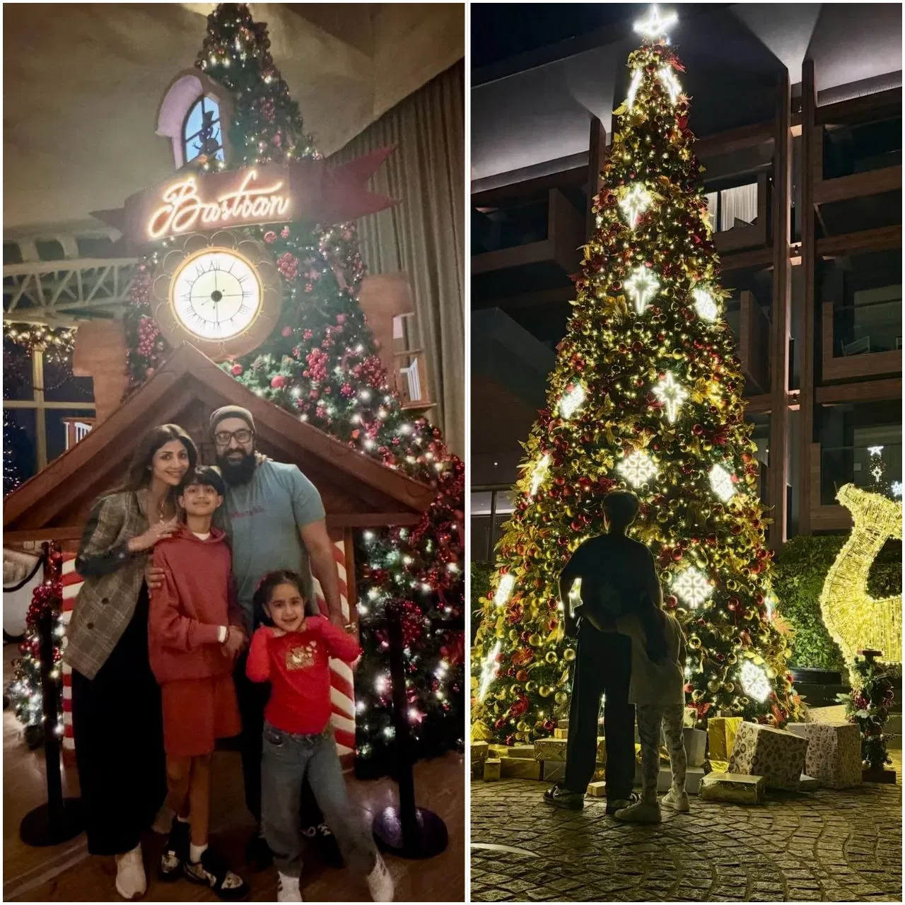 শিল্পা শ্বেট্টীকো পৰিয়ালৰ সৈতে বৰদিন উদযাপন কৰা দেখা যায়। এটা ডাঙৰ বৰদিনৰ গছৰ সন্মুখত পৰিয়ালৰ সৈতে পোজ দিছে। তেওঁৰ স্বামী ৰাজ কুন্দ্ৰা আৰু তেওঁলোকৰ সন্তান দুটাও ফটোখনত দেখা গৈছে। সজ্জাবোৰ ধুনীয়া আৰু অনন্য দেখা যায়। অনুৰাগীসকলে এই পৰিয়ালৰ ফটোখন ভাল পাইছে।