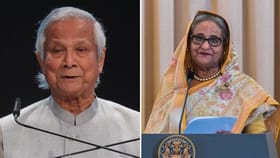 ইউনুছক প্ৰত্যাহ্বান হাছিনাৰ, ভোট যুদ্ধত মুখামুখি হোৱাৰ আহ্বান